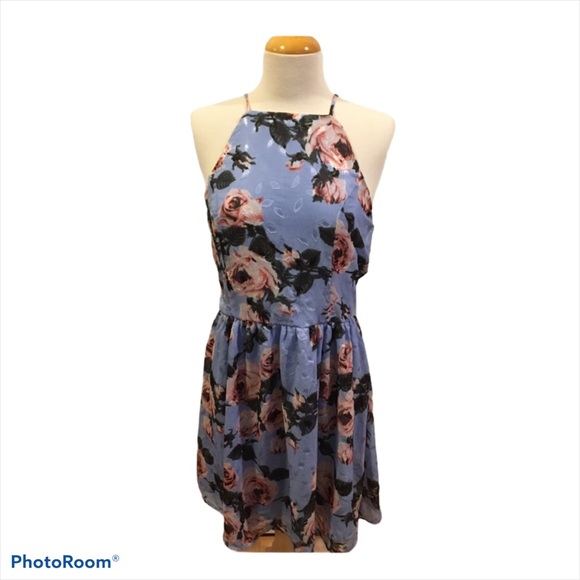 miami Dresses & Skirts - Miami Floral Halter Tie Back Dress